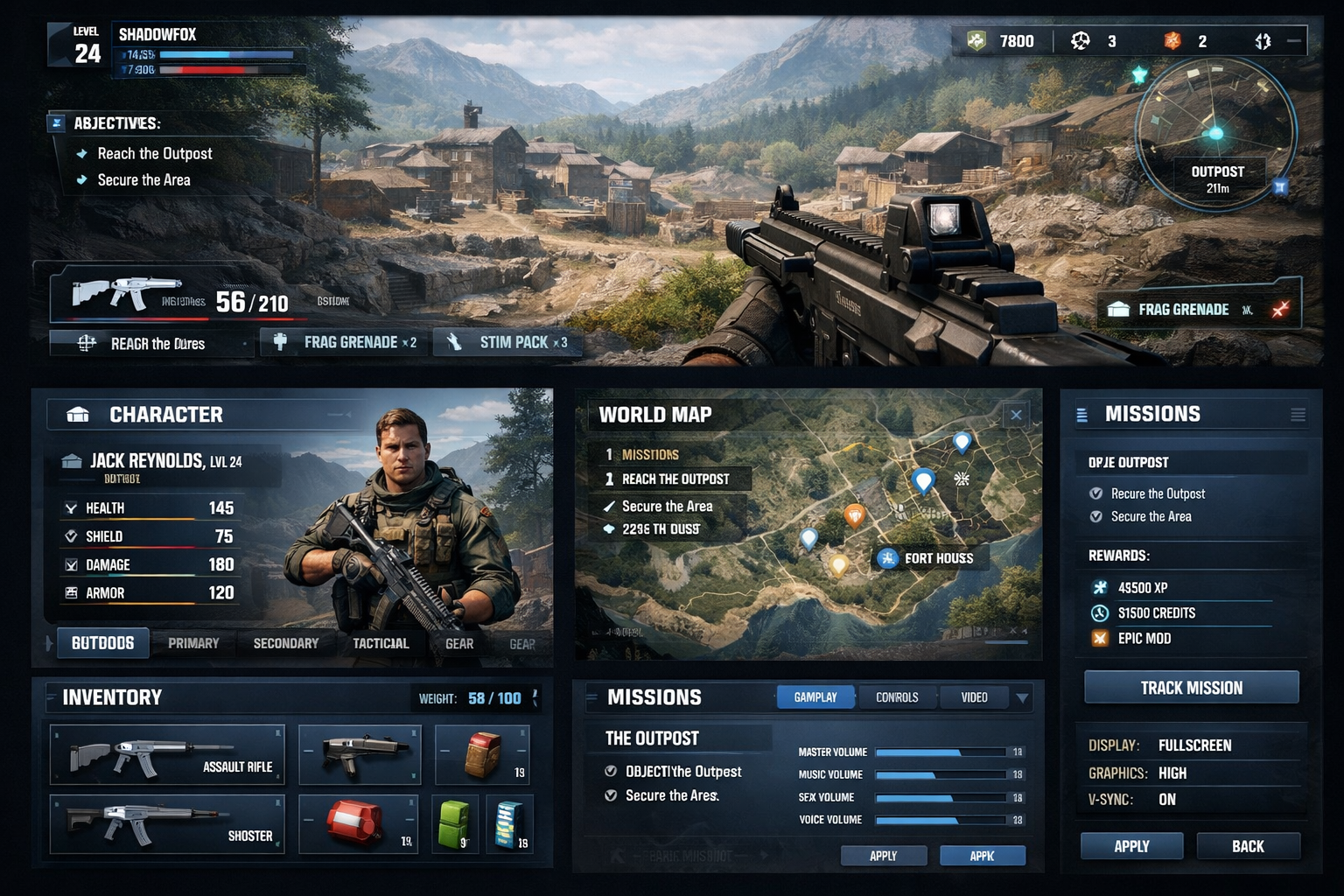 Oyun arayüz tasarımı ve HUD