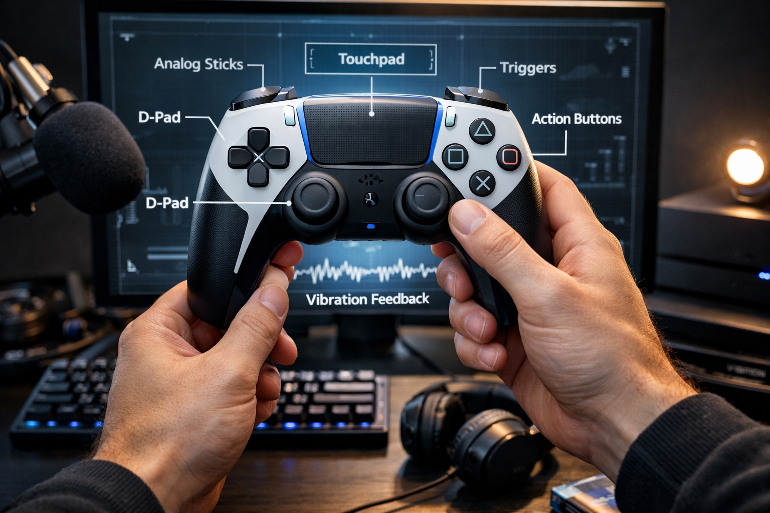Gamepad kontrol ve yanıt analizi