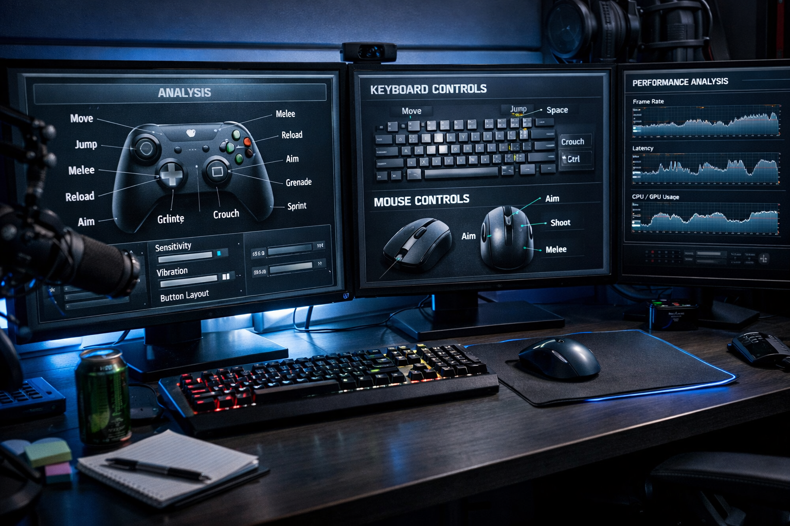 Oyun kontrol ve yanıt analizi